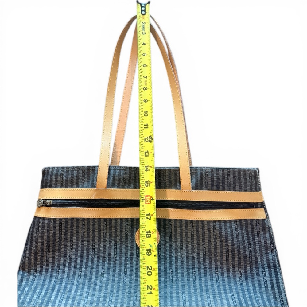 Vintage Fendi Pequin Stripe Tote Bag - Picture 13 of 15